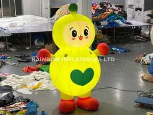 Custom LED Inflatable Minion Character for Outdoor Advertising Display