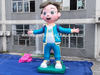 Custom inflatable glowing cartoon boy