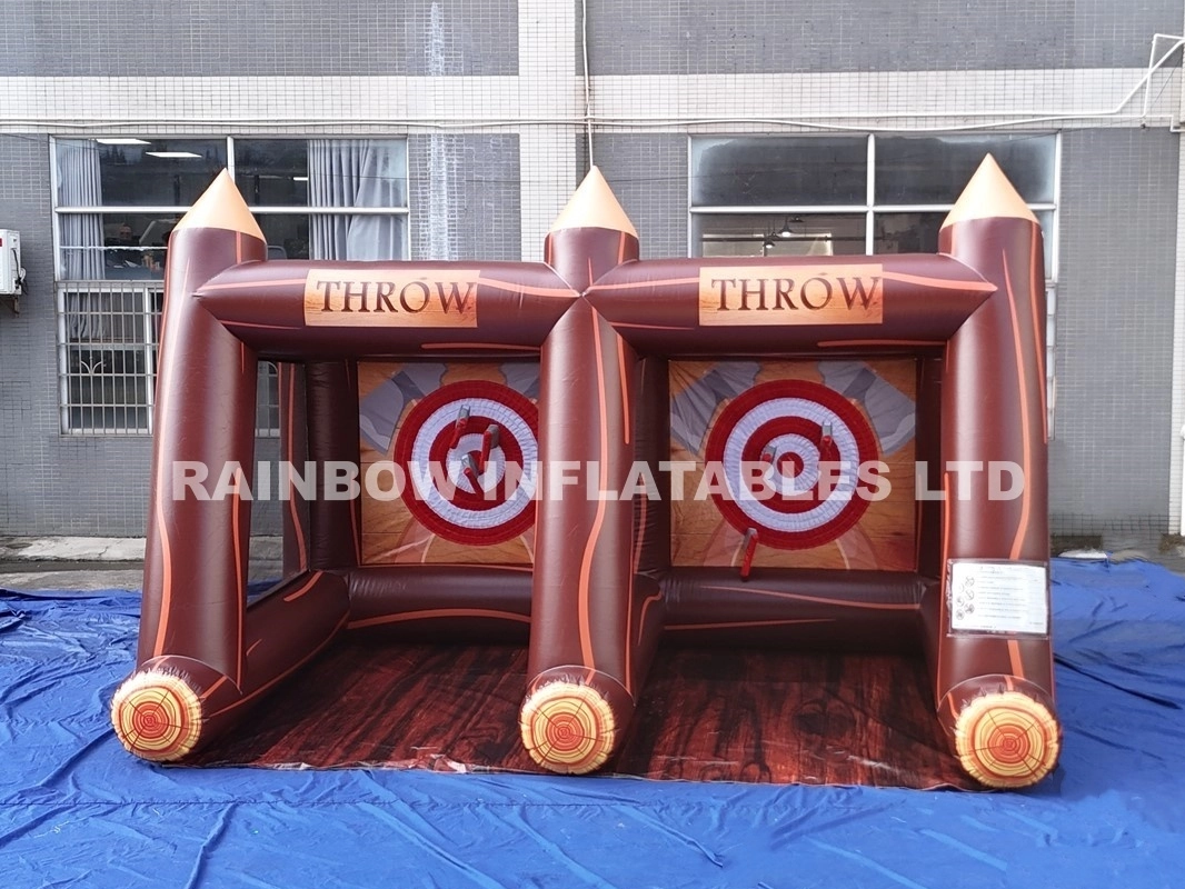 Inflatable Axe Throwing Game Party Rental Axe Throwing Inflatable Game for Sales