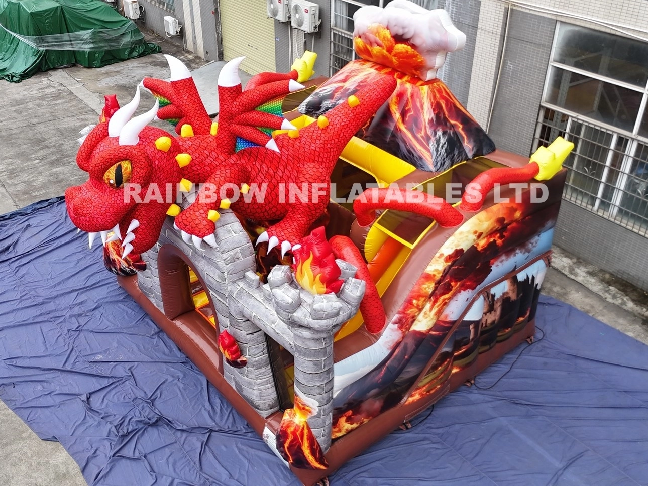 Inflatable Dragon Castle