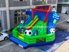 Inflatable world cup crazy slide 