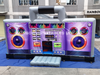 Giant Disco Music Inflatable Bounce House for Events & Parties