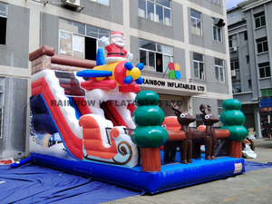 Inflatable Christmas Funcity,Xmas Inflatable Fun Park 