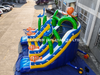 Customized Commercial Inflatable Ocean Theme Slide Castle, Wholesale Outdoor Kids Inflatable Bounce House with Double Slides, Central Climbing Wall and Sea Animal Decorations for Amusement Park