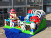Giant Inflatable Toy Story Theme Bounce House with Obstacle Course and Slide