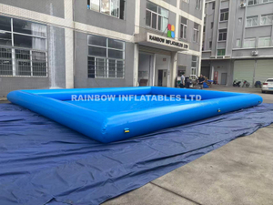 Inflatable Pool,Dark Blue Square Pool