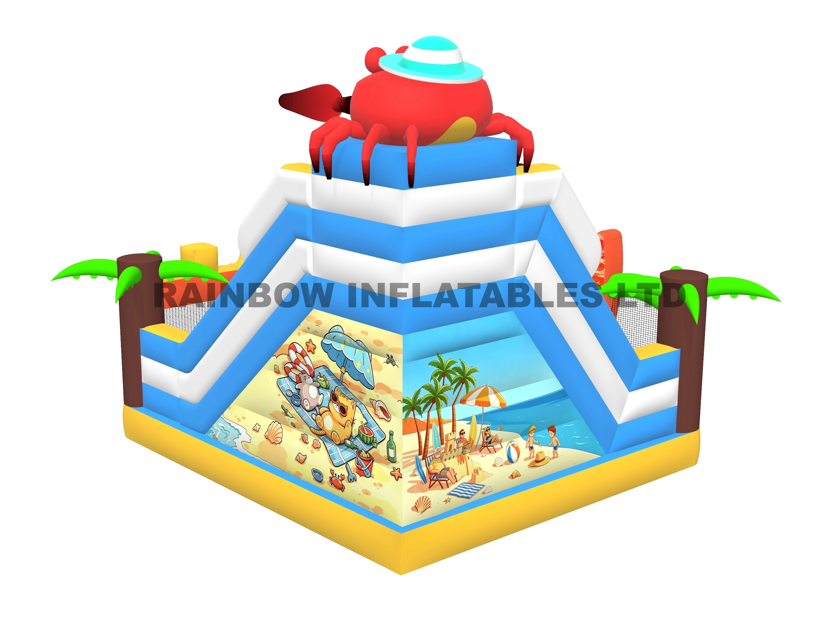 Beach Paradise Inflatable Jumping Castle