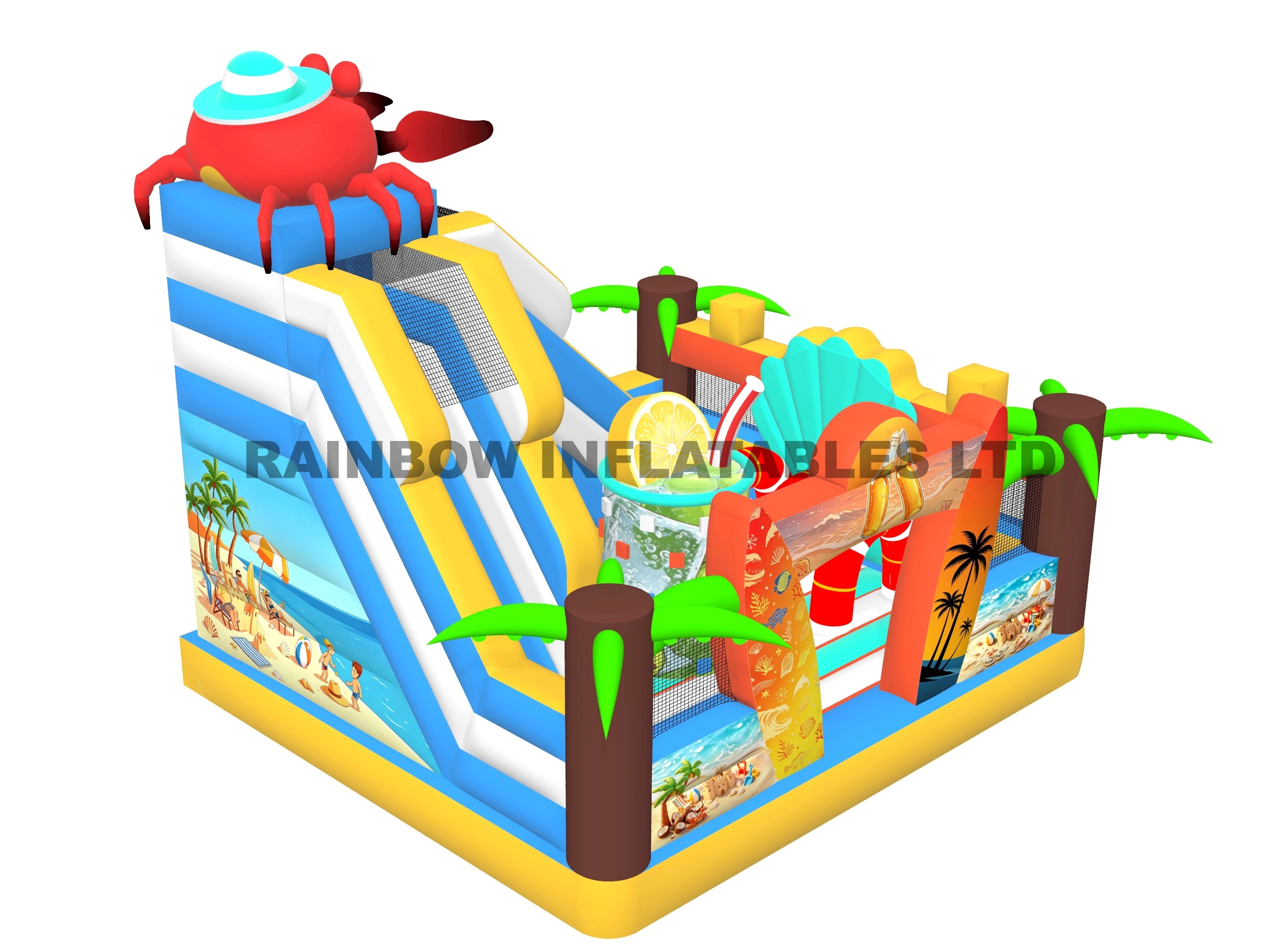 Beach Paradise Inflatable Jumping Castle