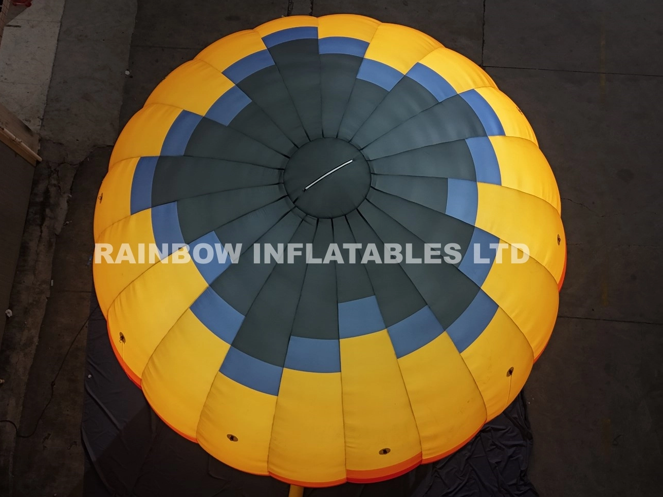 inflatable light-up hot air balloon colorful led balloon