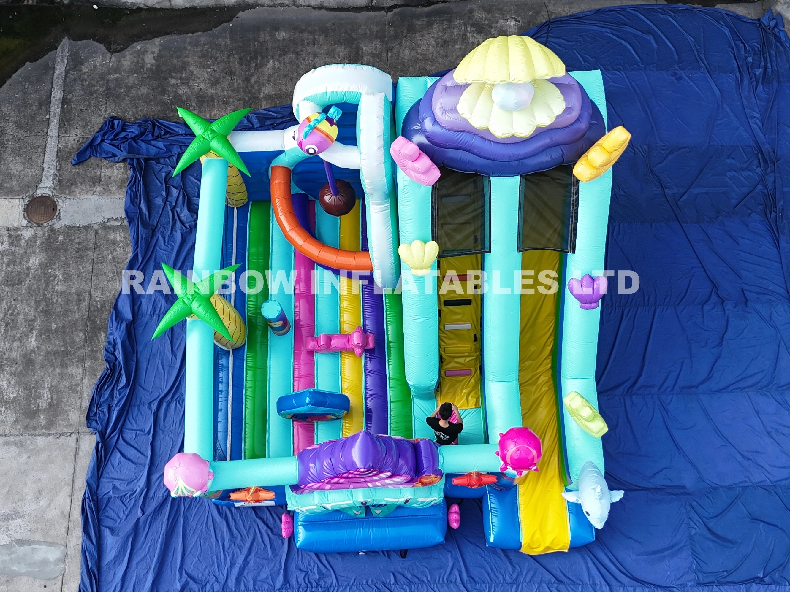 New design Inflatable Underwater World Funcity