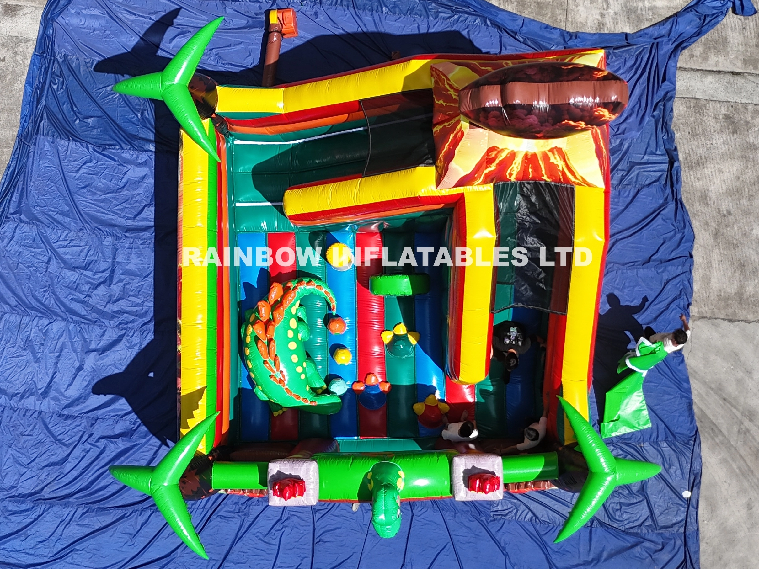 Inflatable Jurassic Dinosaur Theme Amusement Park Equipment