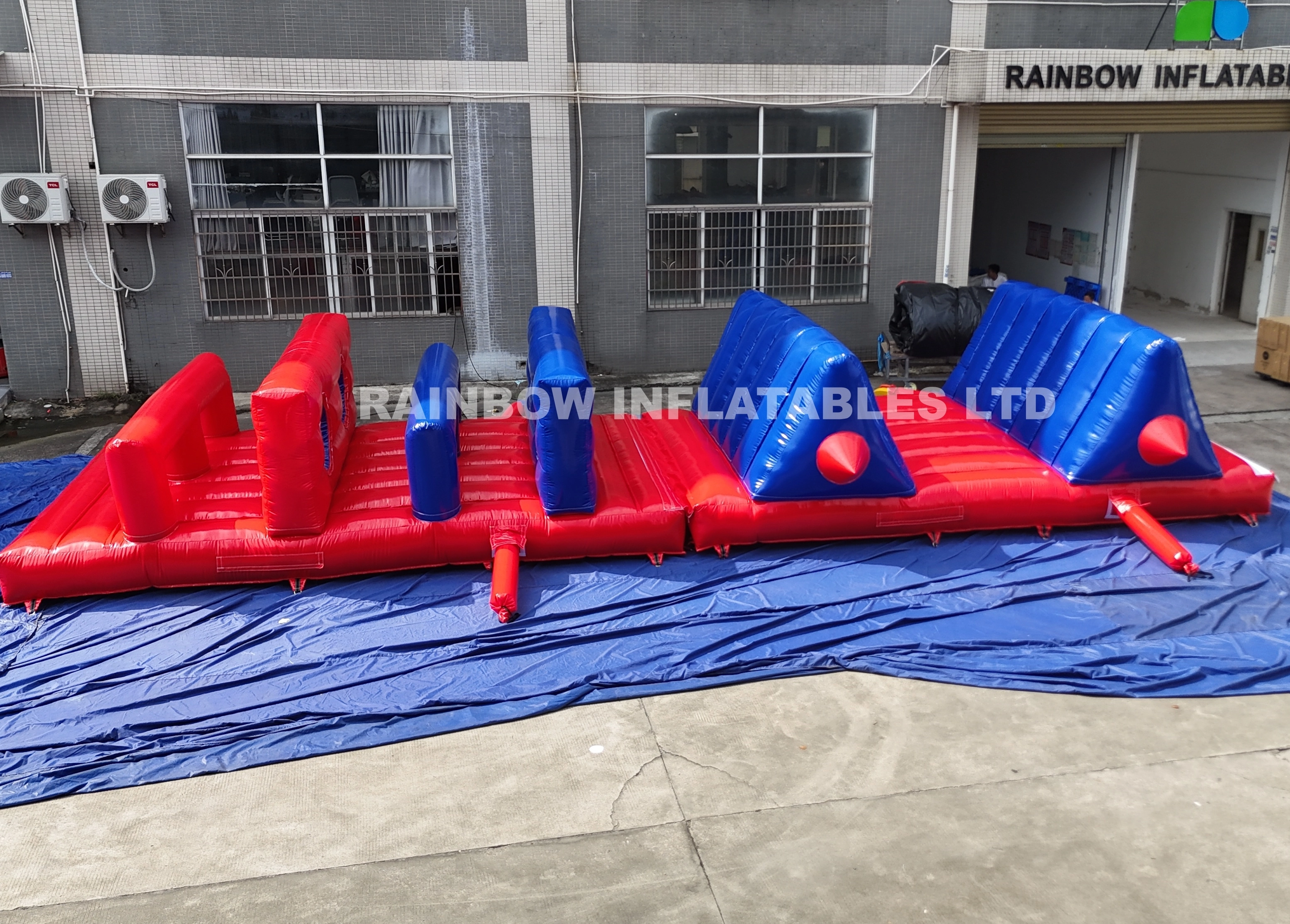 Commercial Grade Dual Lane Inflatable Obstacle Course