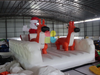 Inflatable Christmas Santa Deer