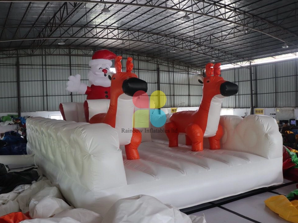Inflatable Christmas Santa Deer