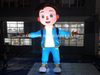 Custom inflatable glowing cartoon boy