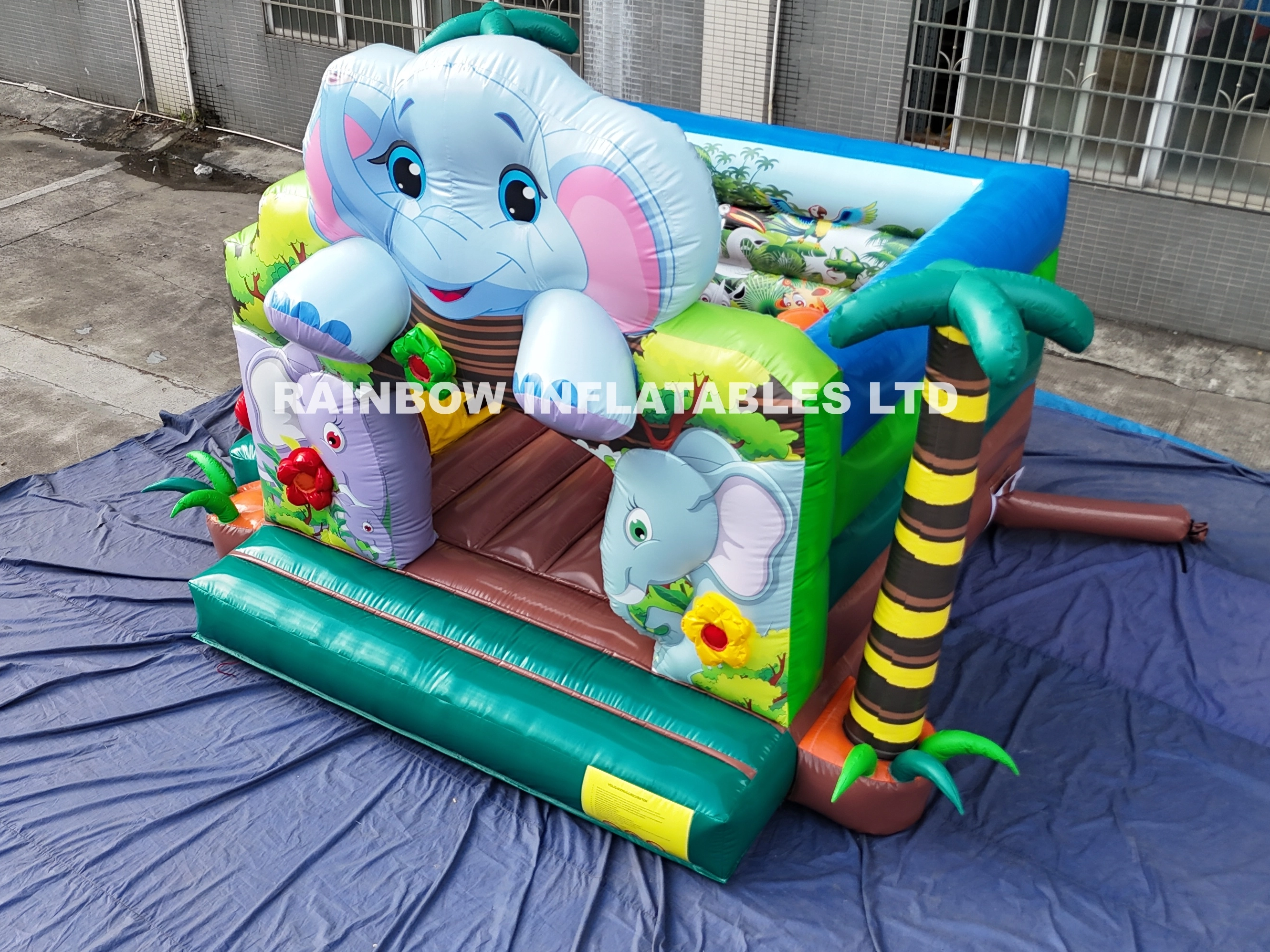 RB01009（5x4m）Inflatable High qualiy Elephant bouncer on sale 