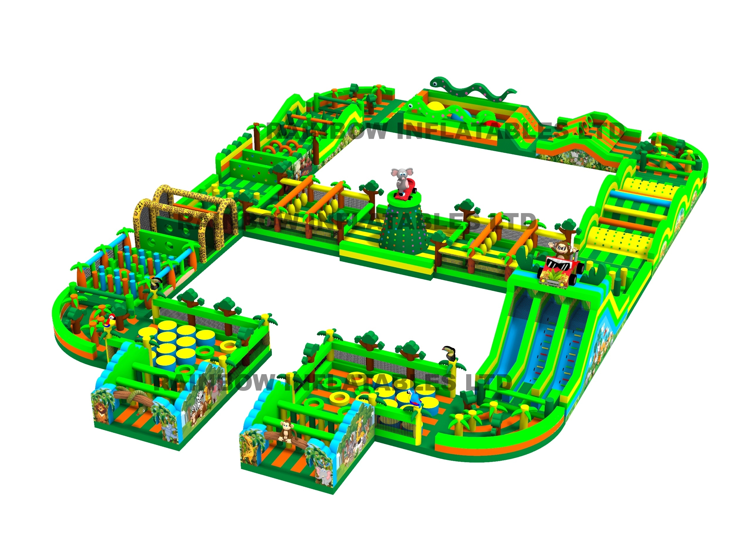 Carnival Inflatable Obstacle Challenge