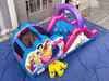 Colorful Disney Princess Inflatable Bouncer and Slide Combo