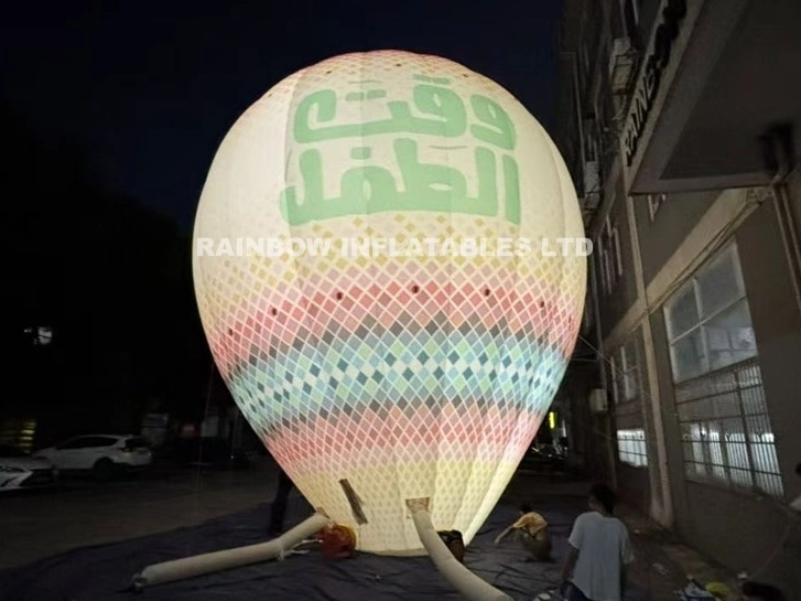 glow inflatable balloon party hot air balloon decoration