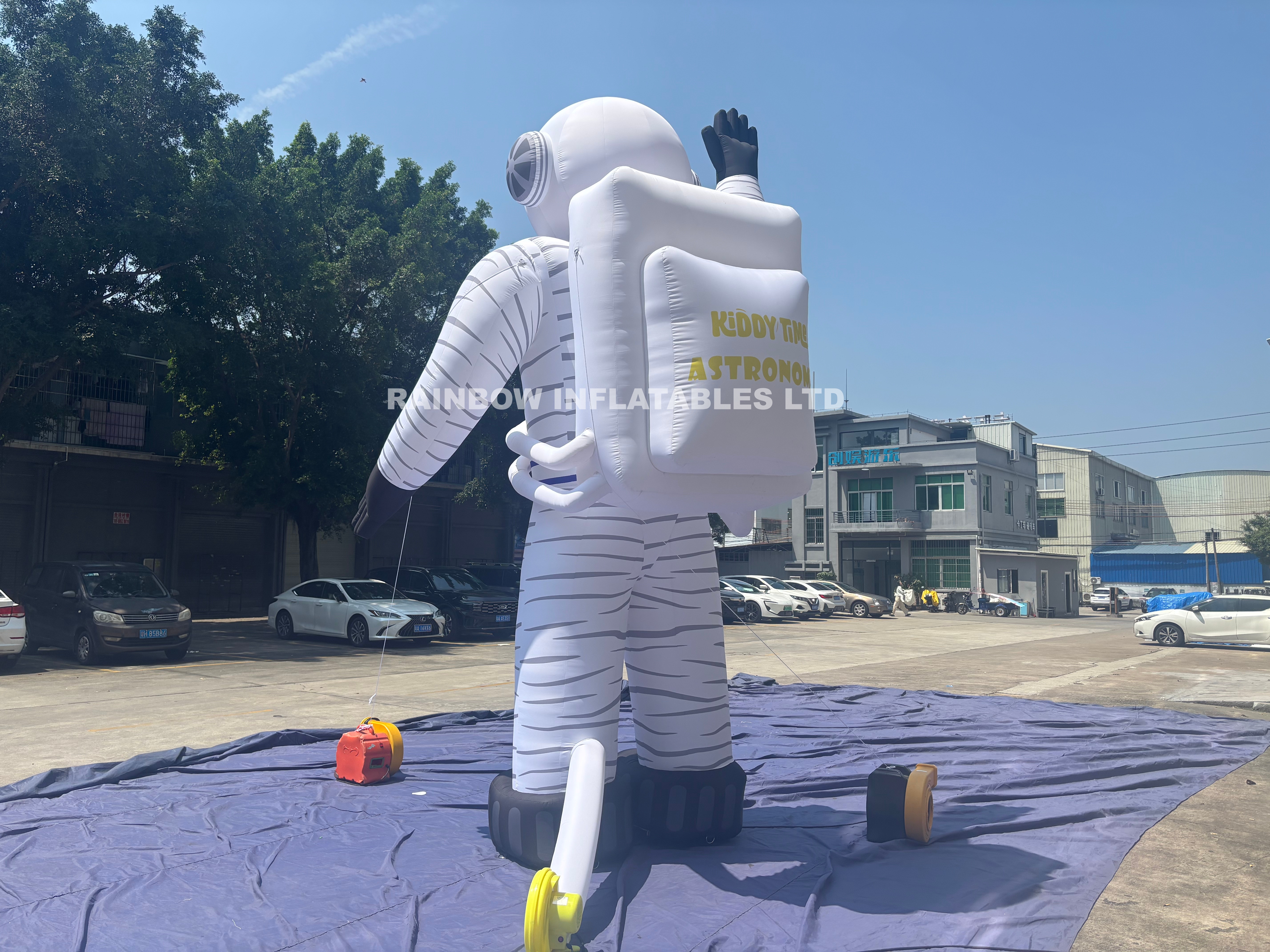 Glowing Inflatable Astronaut 