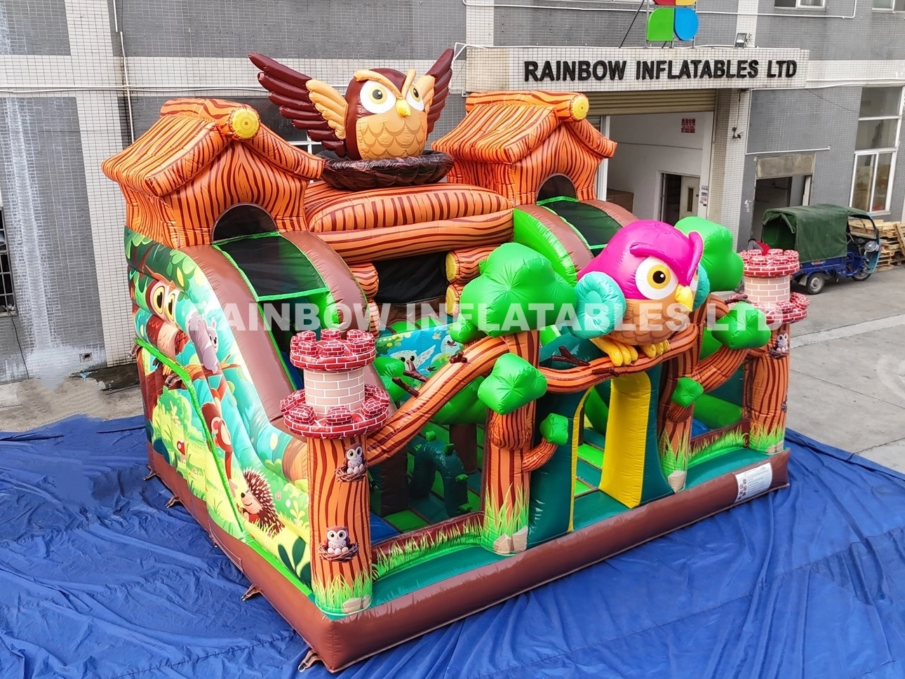 Owl's Woodland Jumping Castle
