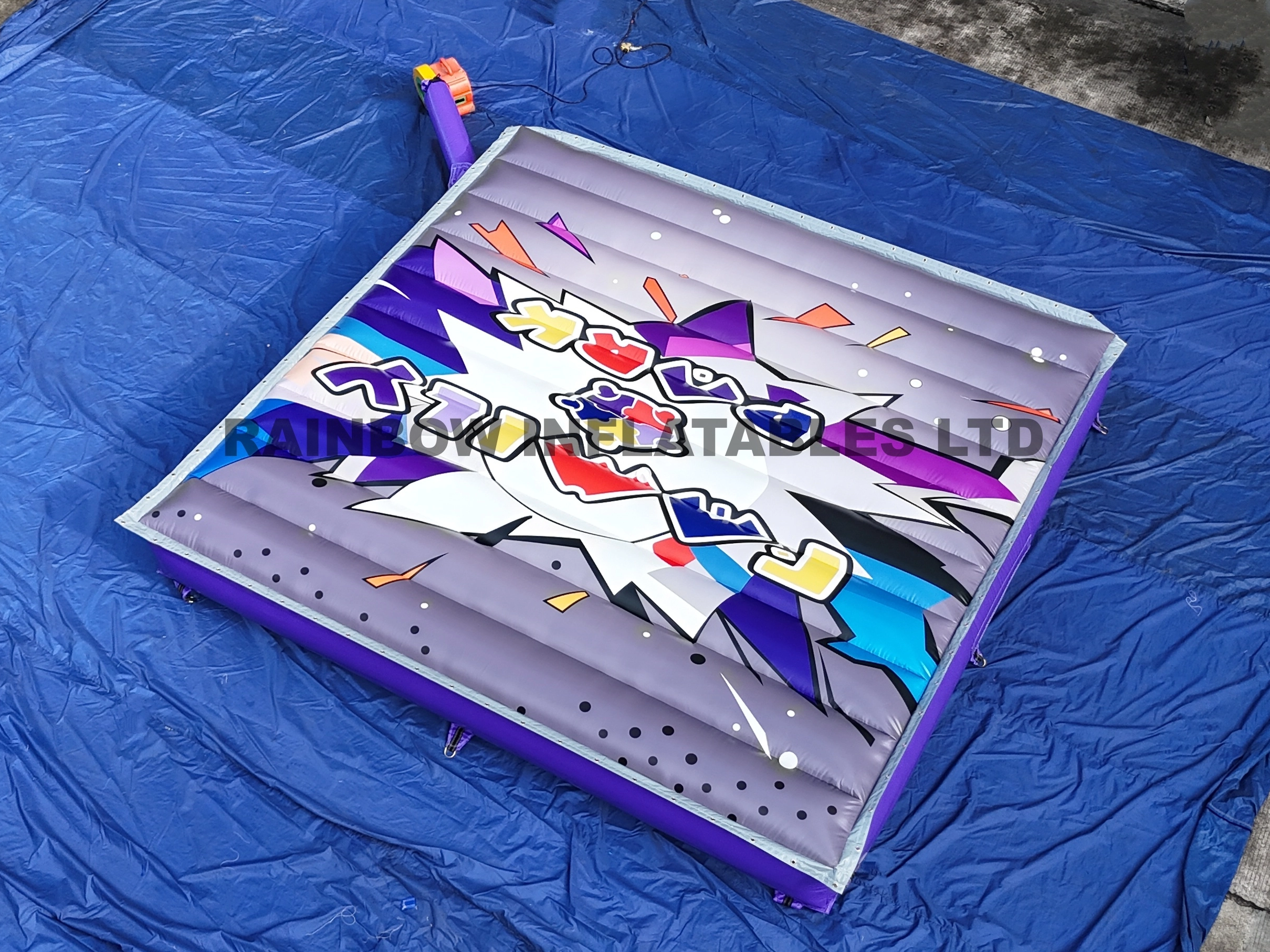 Square play mat,Inflatable drop stitch mat,Made in China factory
