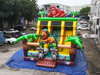 Jungle theme inflatable slide