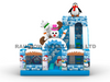 Christmas Winter Theme Inflatable Castle with Penguin, Snowman and Slide for Event Rental