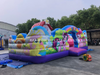 Commercial Grade Inflatable Bounce House with Slide – Rainbow Unicorn Theme Bouncy Castle with Red Roof, Pop-Up Obstacles & Climbing Area for Kids Party Rental