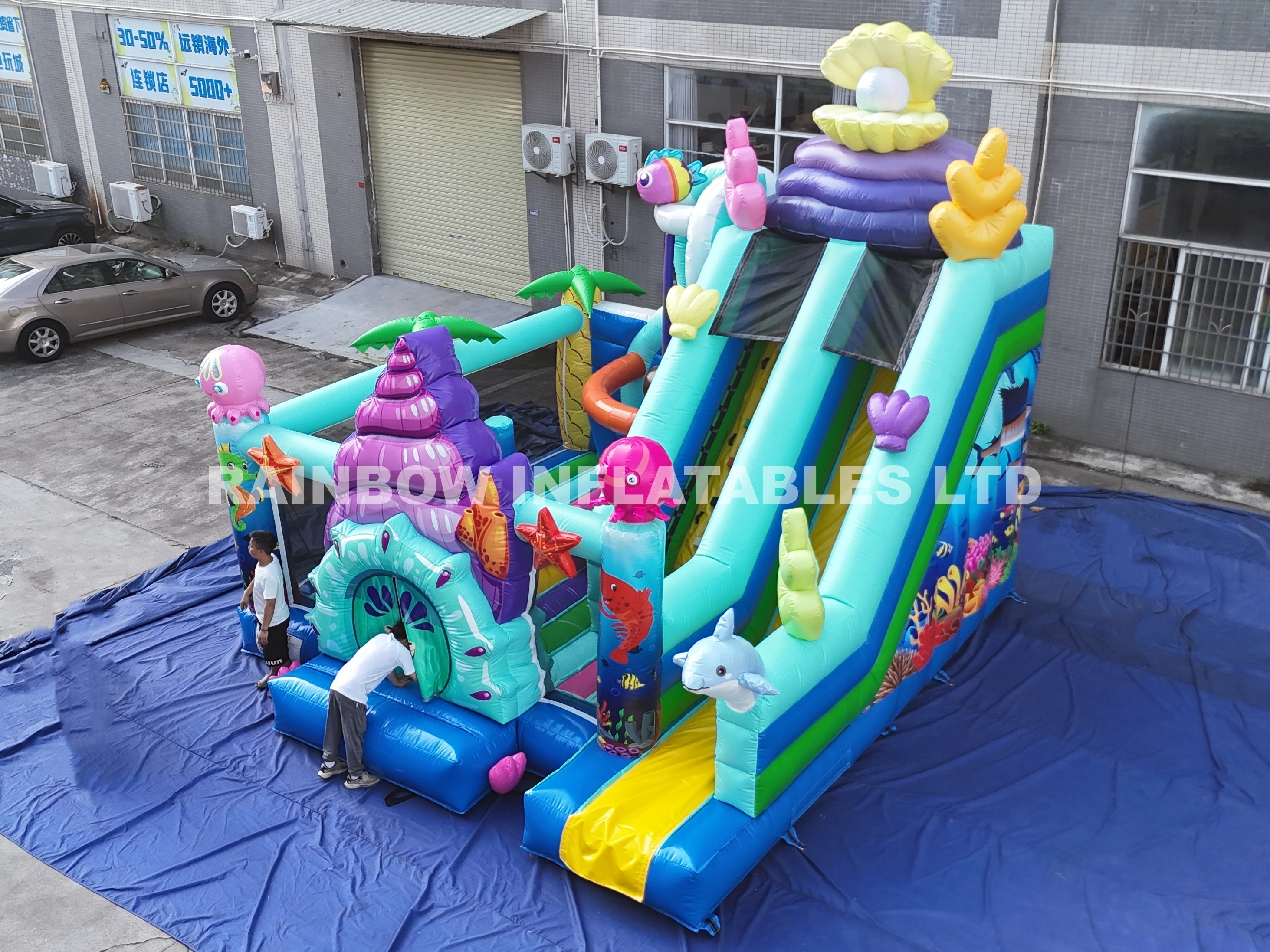 New design Inflatable Underwater World Funcity