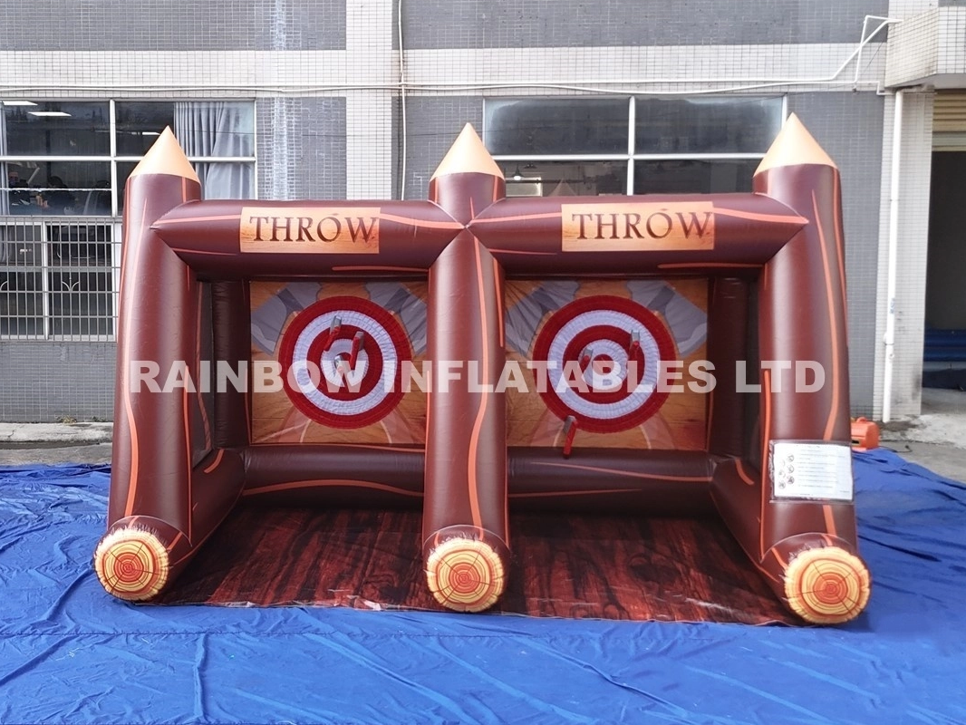 Inflatable Axe Throwing Game Party Rental Axe Throwing Inflatable Game for Sales