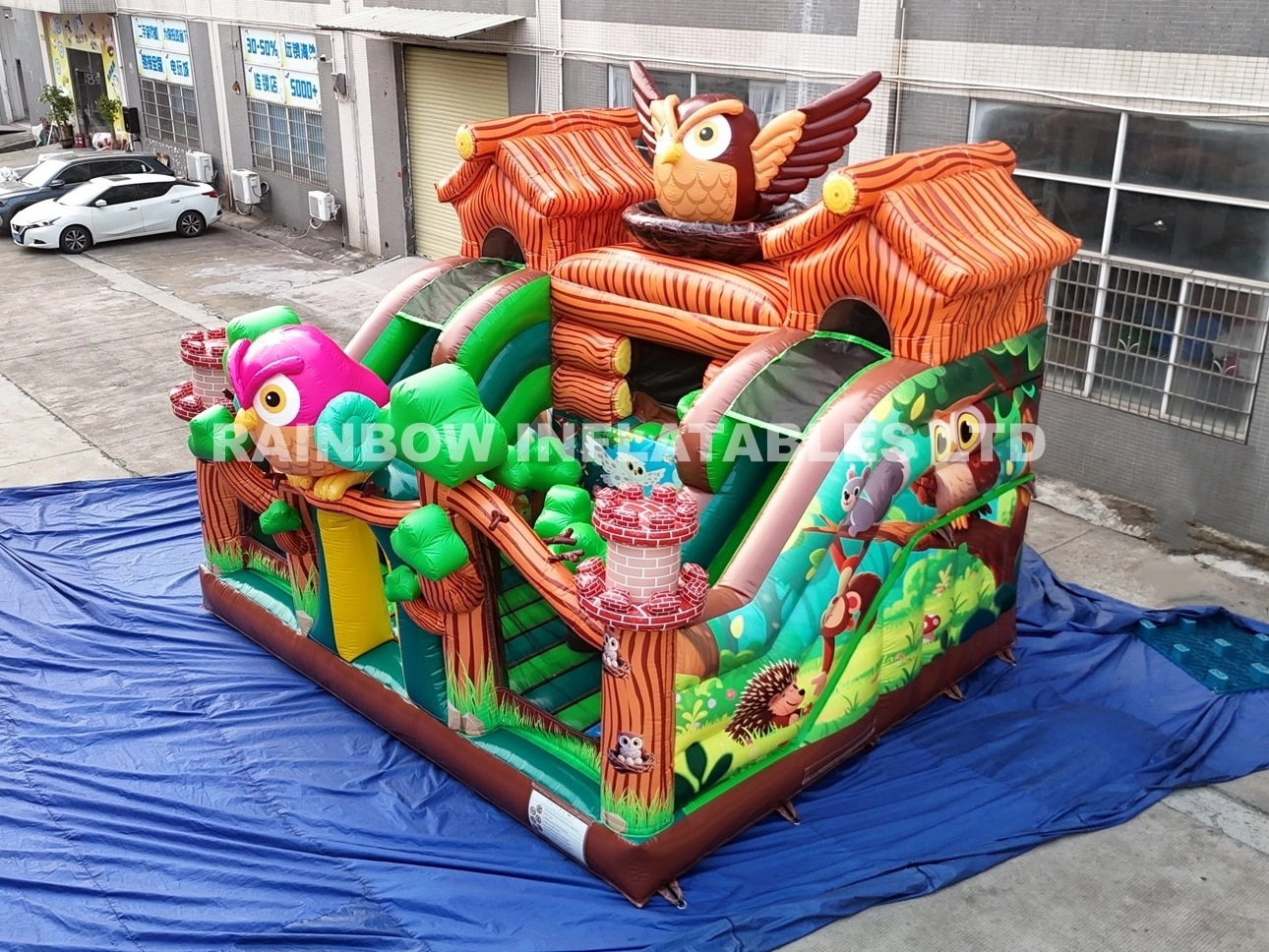 Owl's Woodland Jumping Castle