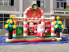Santa Claus bouncer,Holiday inflatable,3D Santa inflatable castle