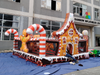 Giant Sweet Candy Theme Inflatable Bouncer - Gingerbread Man & House Jumping Castle