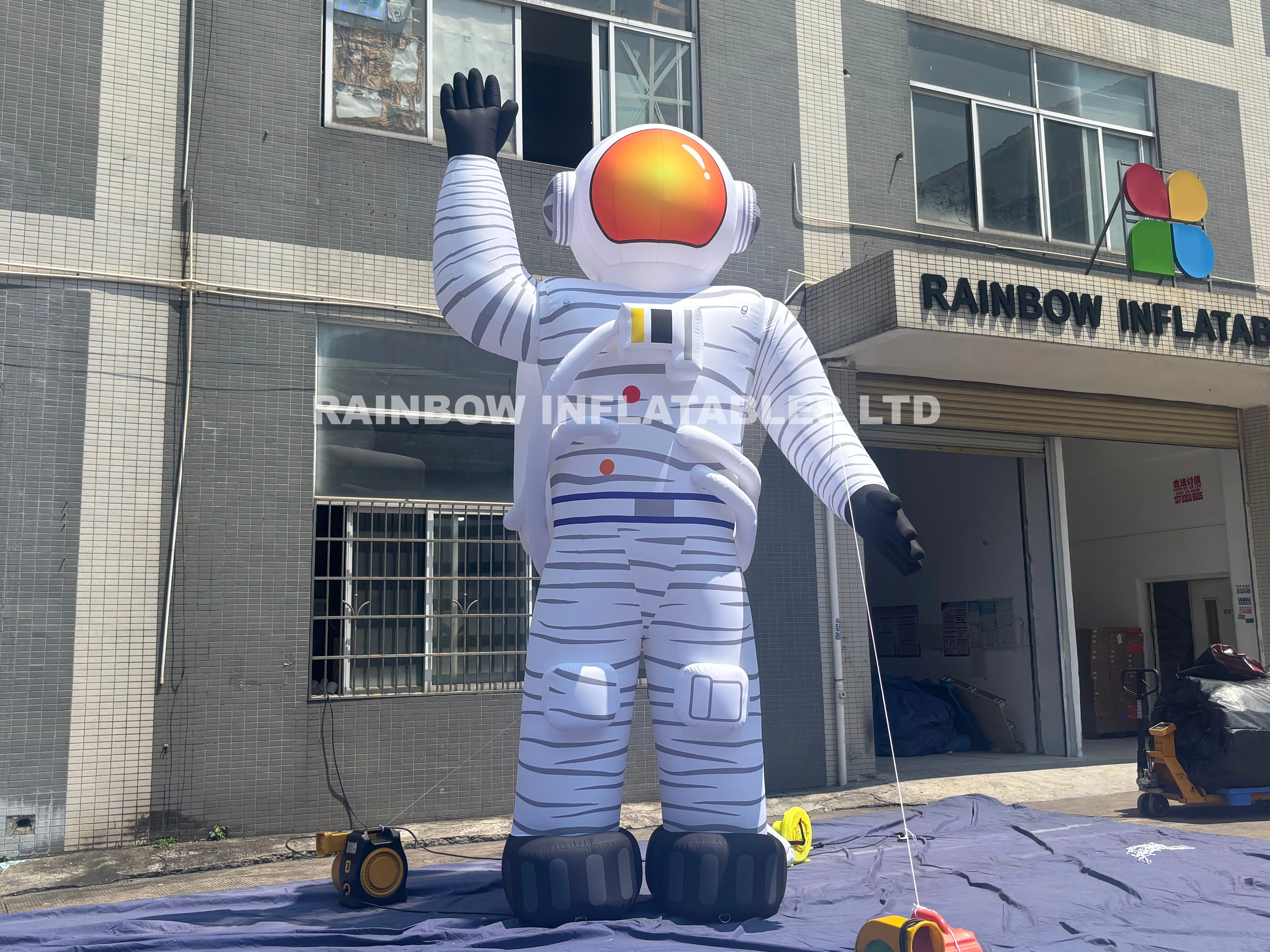Glowing Inflatable Astronaut 