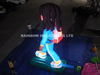 Custom light-up inflatable cartoon boy decoration