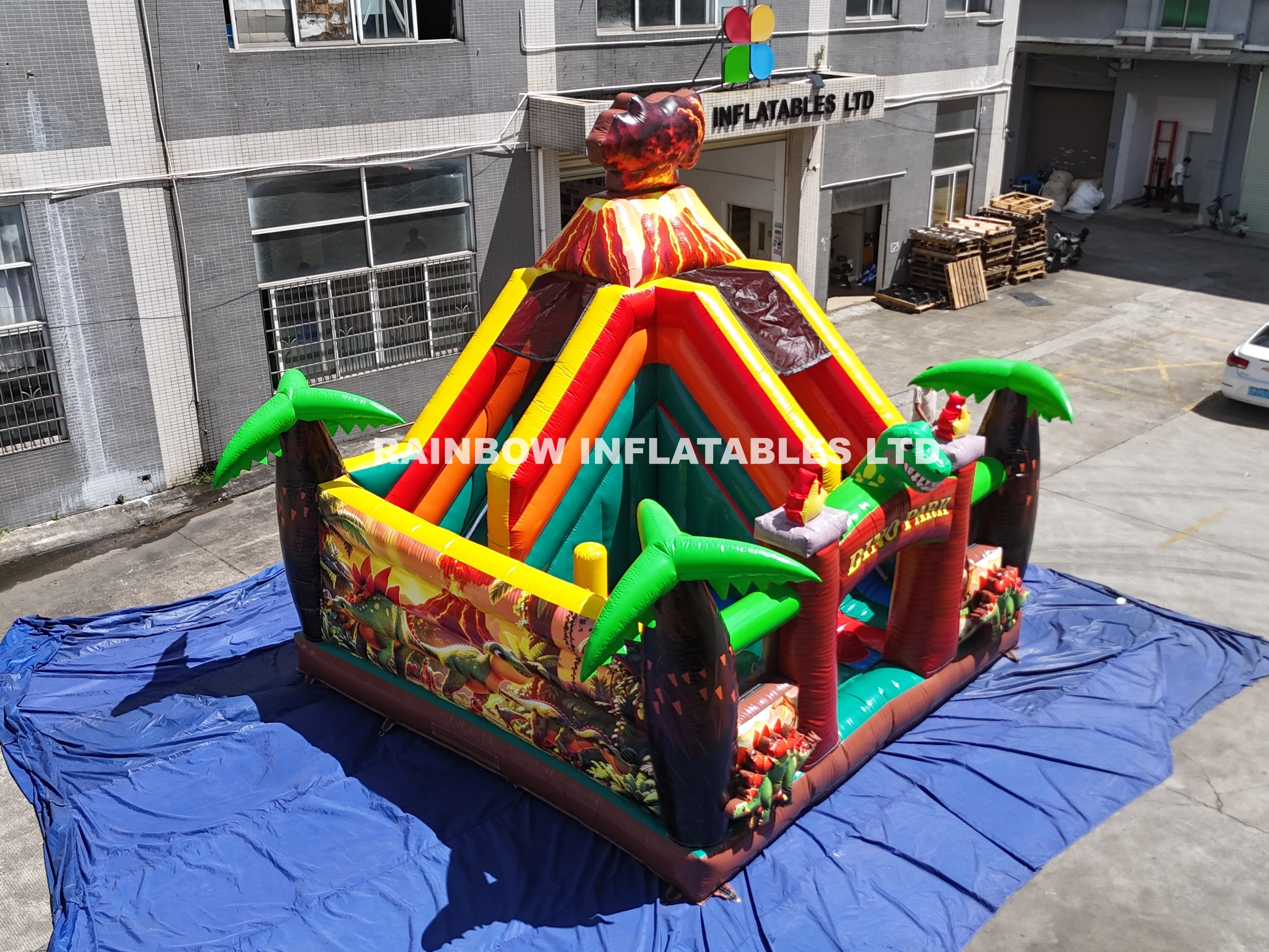 Inflatable Jurassic Dinosaur Theme Amusement Park Equipment