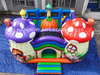 Inflatable bouncer, Mushroom theme, Jumping castle, Commerical grade,Custom printing, Outdoor playground, 