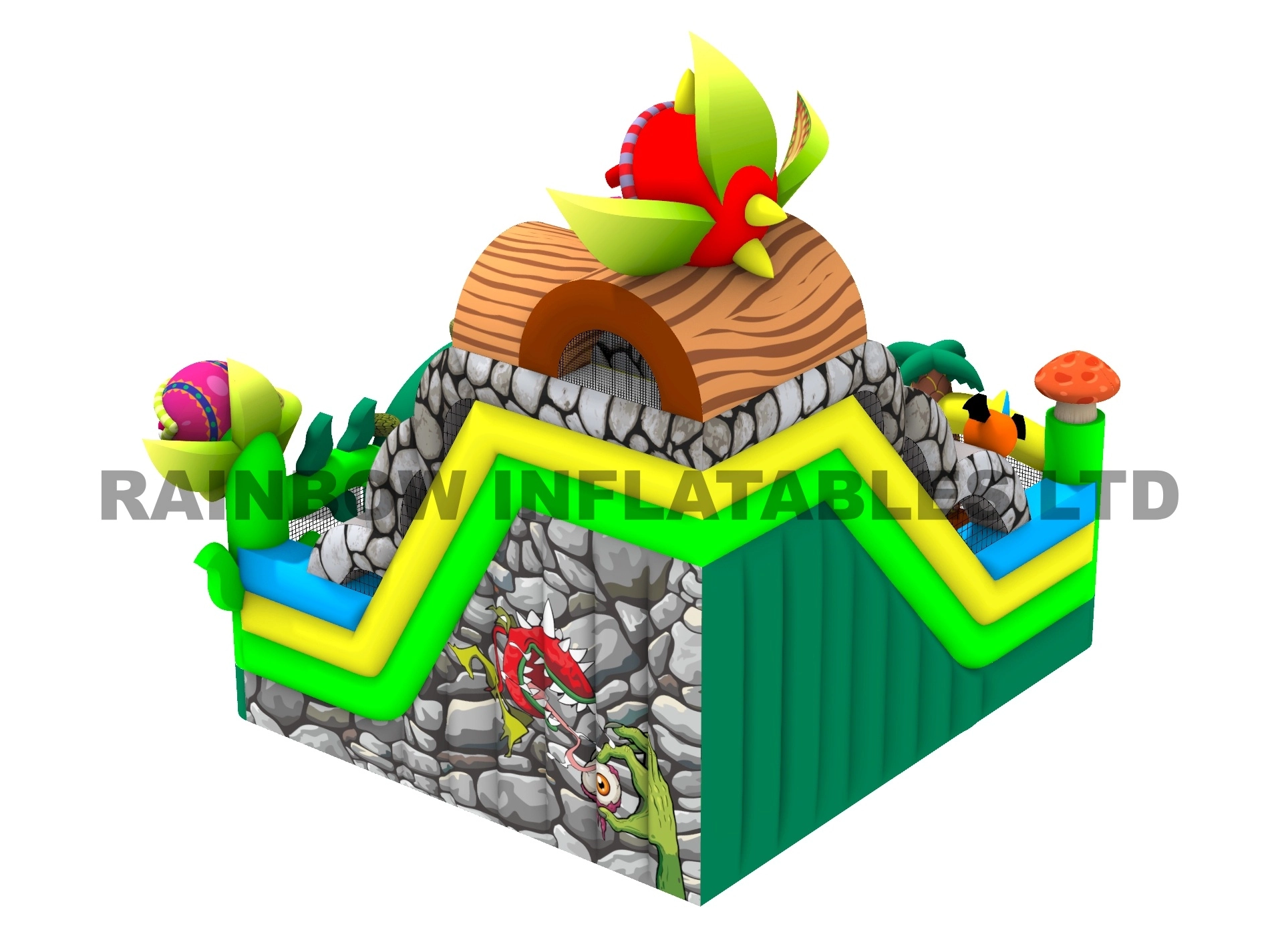 Venus Flytrap Jungle Adventure Bounce House