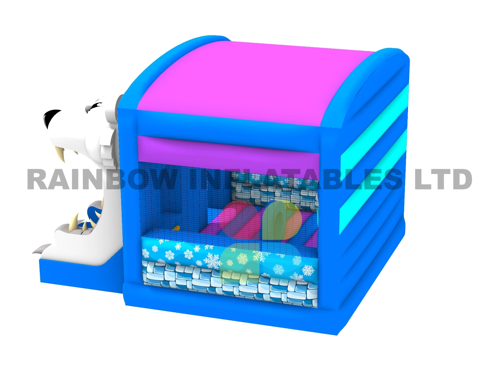 Polar Bear Ice Castle Bounce House