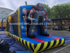 Rainbow Inflatable Robots Bouncer