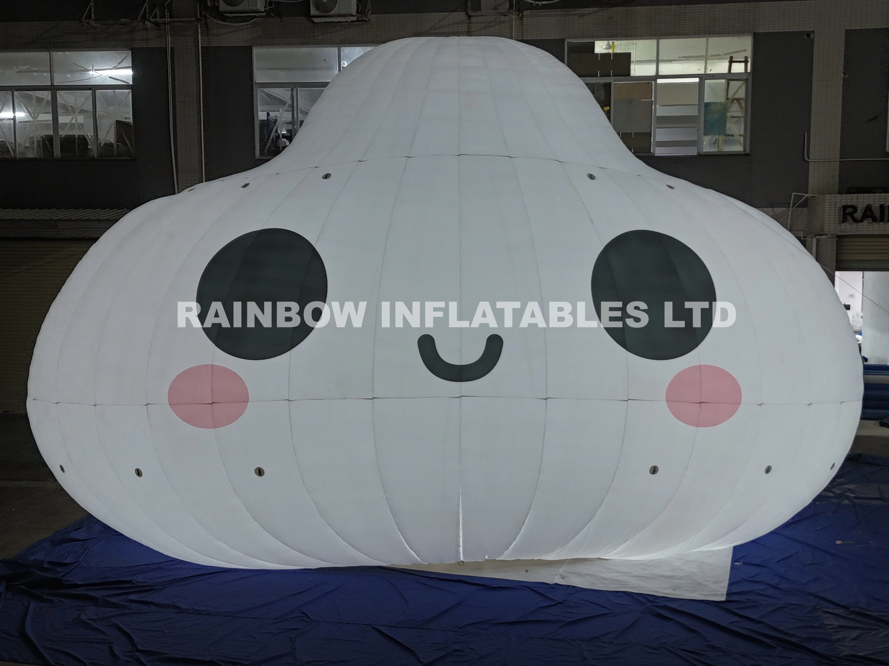 Glowing Inflatable Cloud Decoration with LED Light