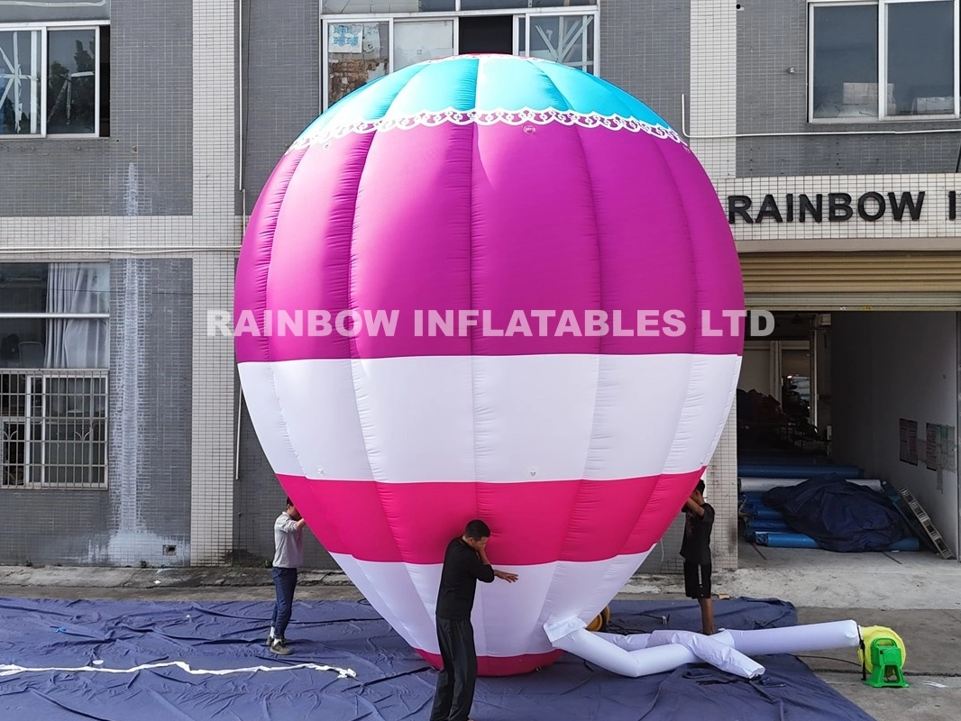 Wholesale Custom Inflatable Hot Air Balloon with LED Lights for Event Advertising and Brand Promotion