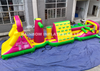 Inflatable Water Obstacle Course with Slide