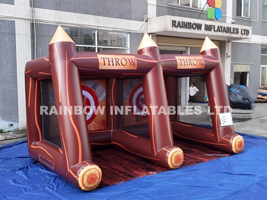 Inflatable Axe Throwing Game Party Rental Axe Throwing Inflatable Game for Sales