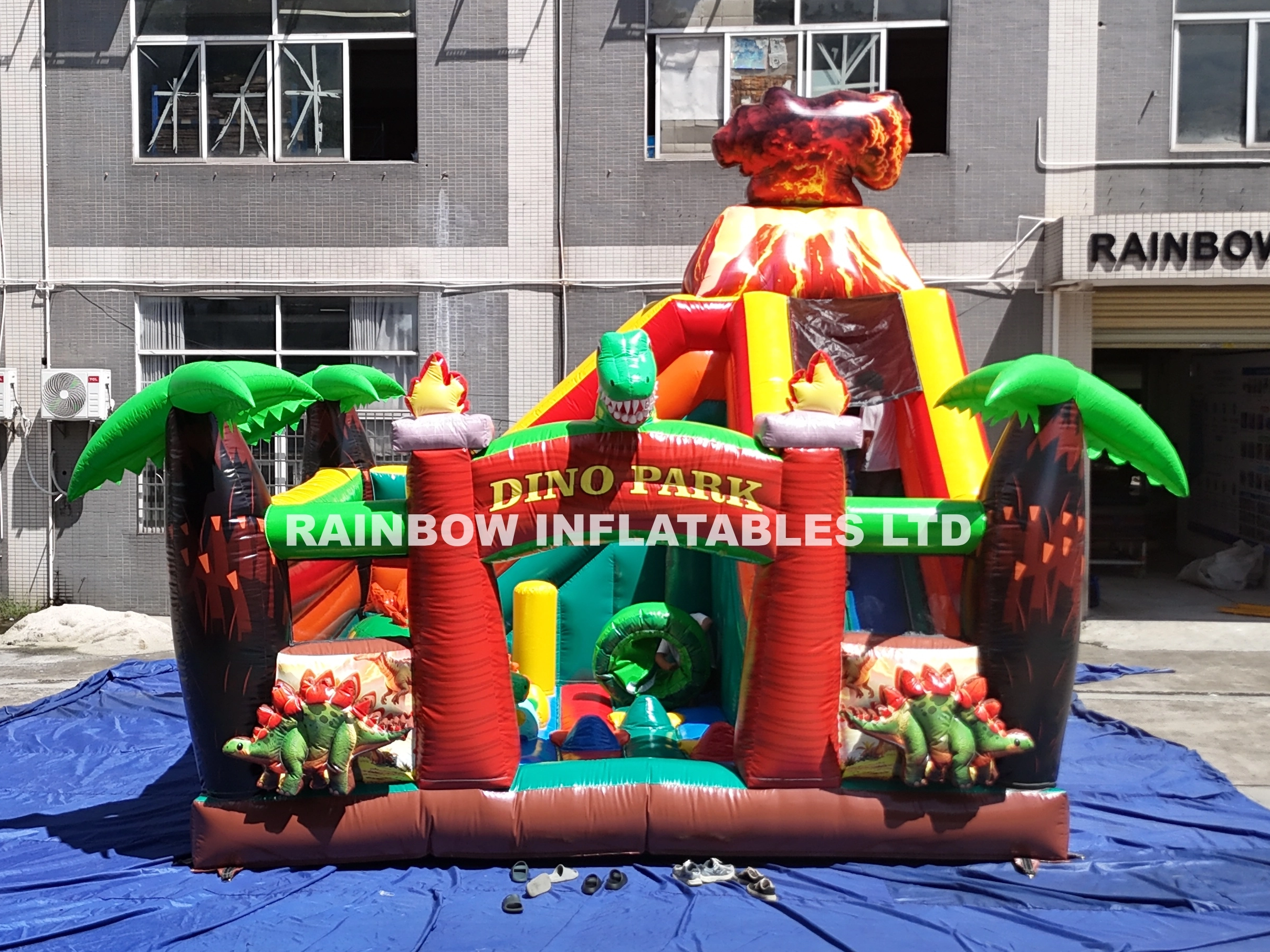 Inflatable Jurassic Dinosaur Theme Amusement Park Equipment
