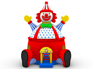 Giant Circus Theme Inflatable Clown Jumping House