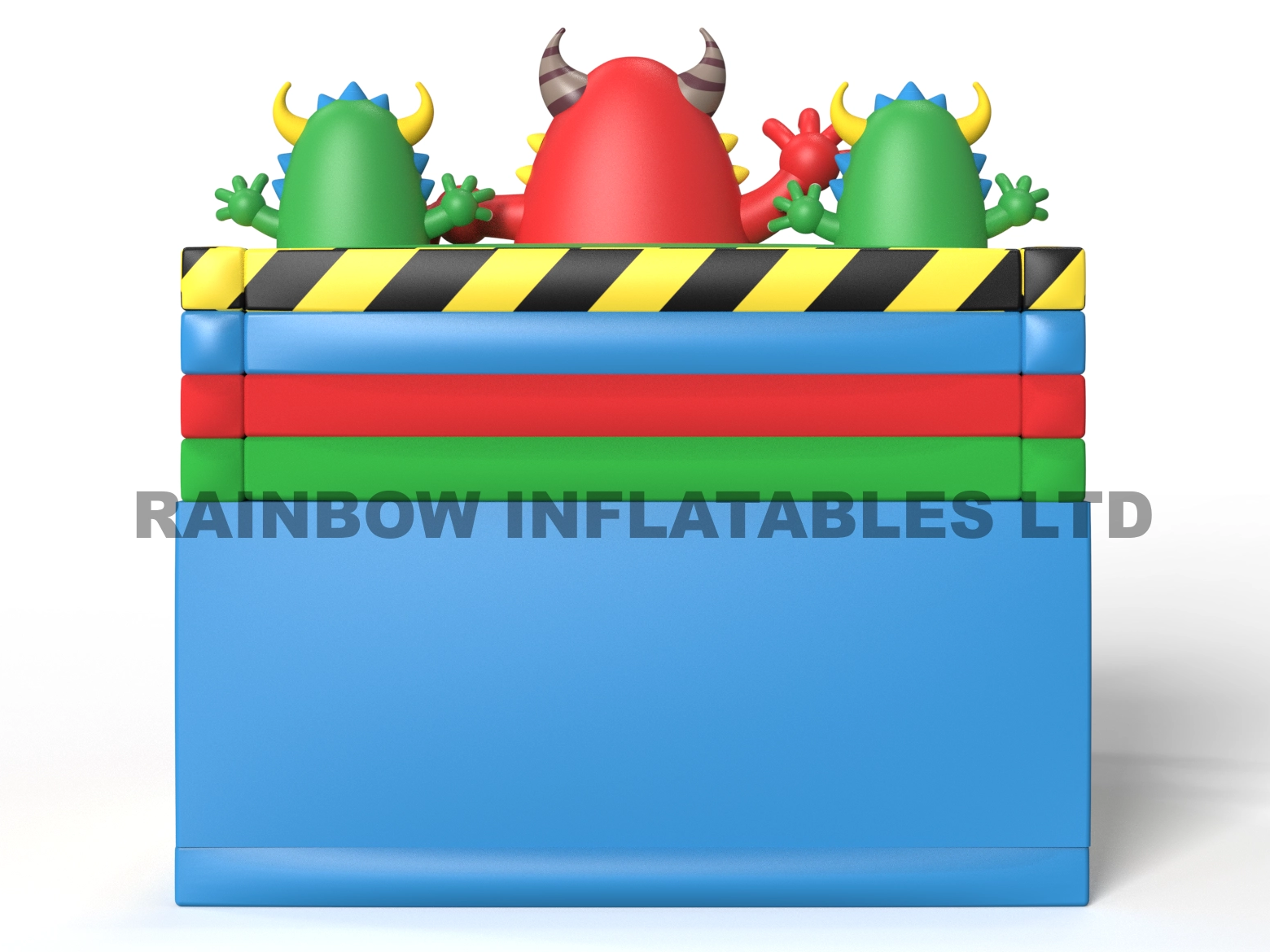 Custom Monster Adventure Inflatable Water Slide with Splash Pool for Commercial Playground