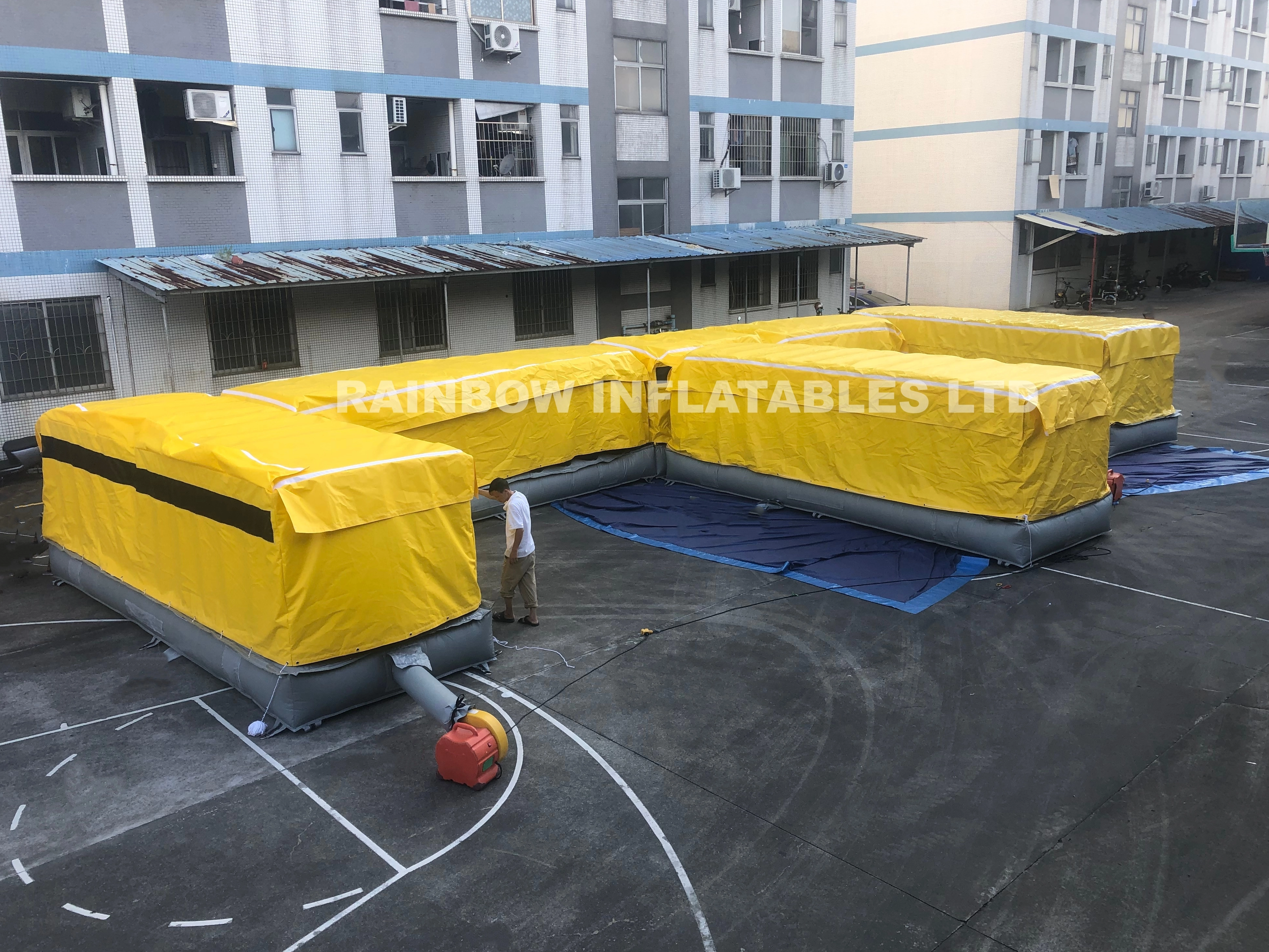 Interlocking Inflatable Pillow Structures 