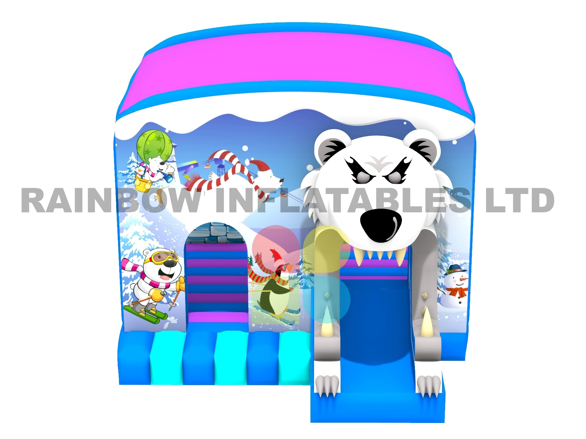 Polar Bear Ice Castle Bounce House